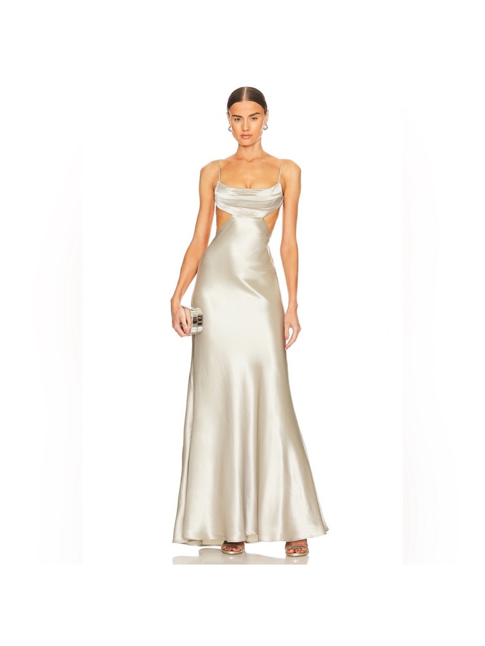 X REVOLVE PAULA GOWN IN SILVER
SAU LEE